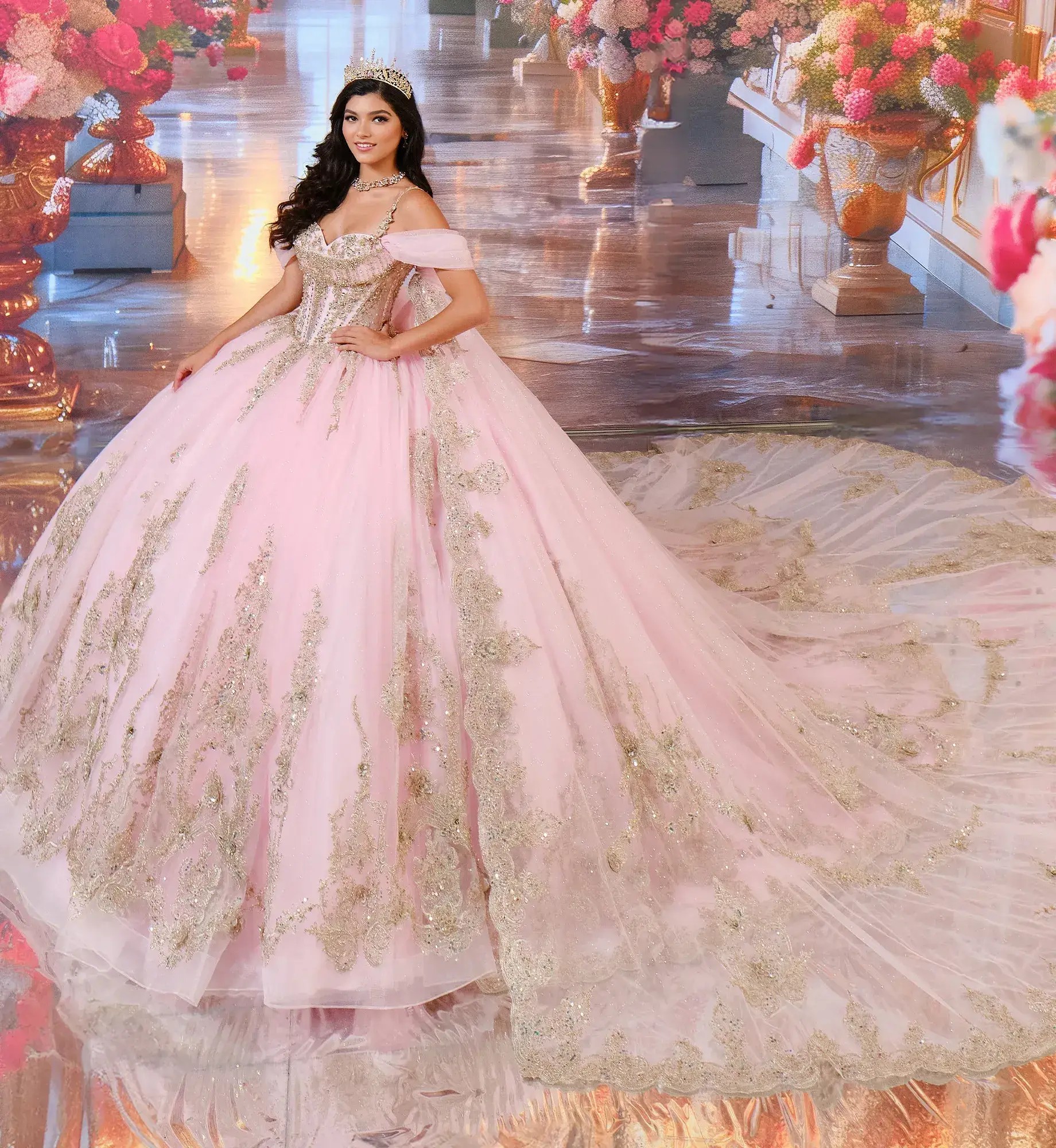 Crowning Glory: The Ultimate Guide to Choosing Your Perfect Quinceañera Tiara Image