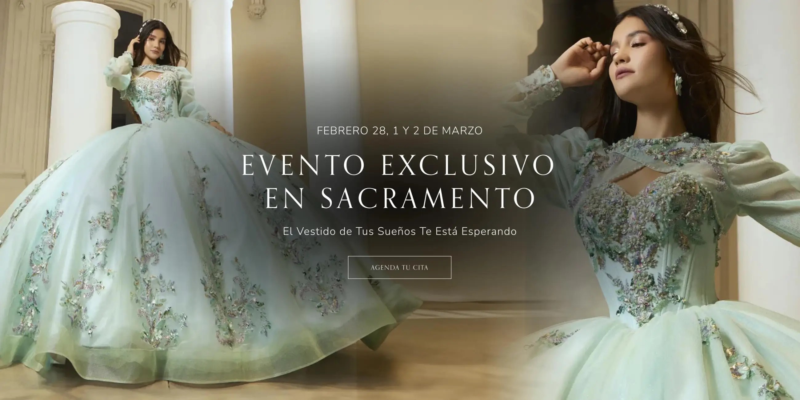 Evento Exclusivo en Sacramento Banner Desktop