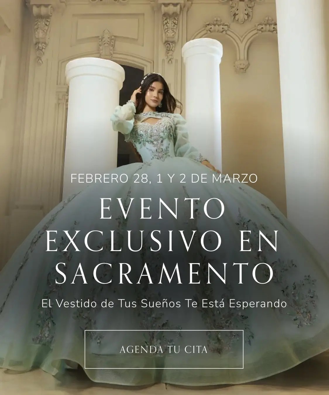 Evento Exclusivo en Sacramento Banner Mobile